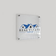 Real Estate Logo Acrylic Sign 